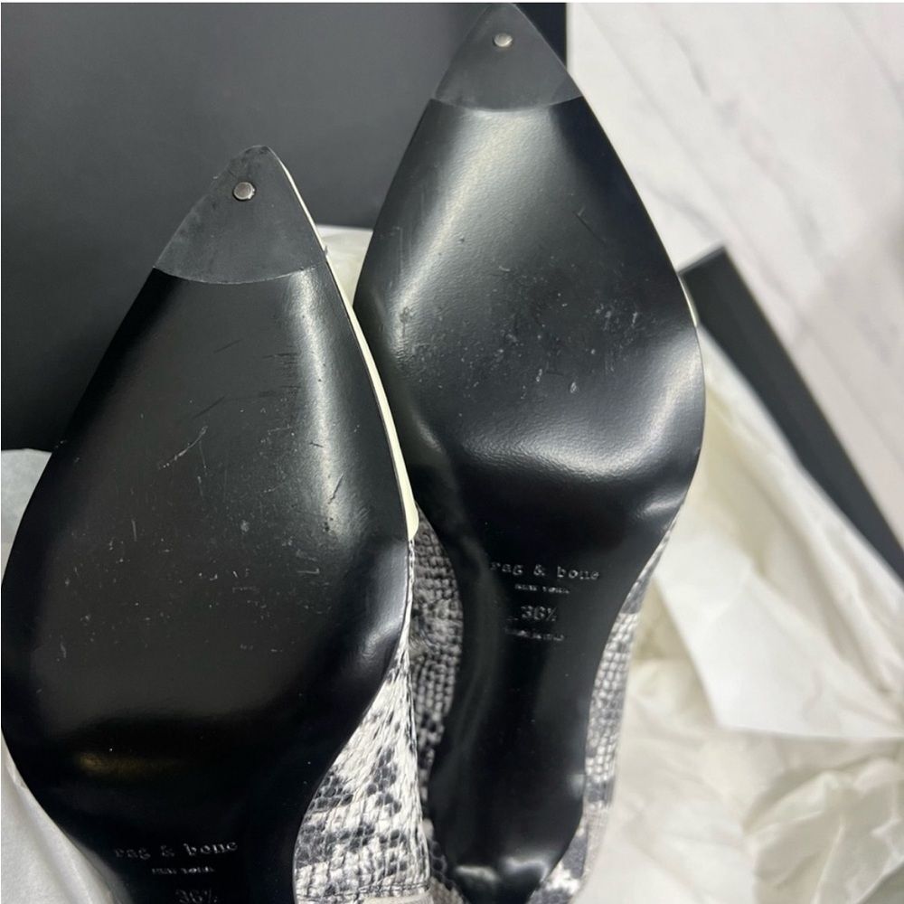 Rag & Bone Beha Boot In Black/White Multi - Picture 6 of 6